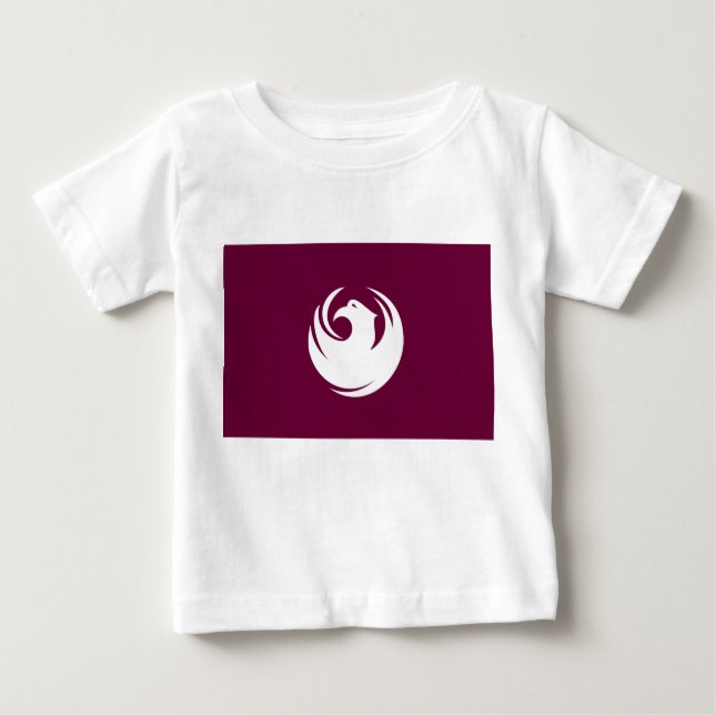 Baby T-Shirt with Flag of Phoenix City (Vorderseite)