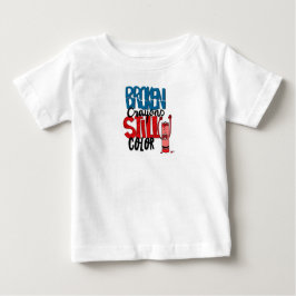 Baby T-Shirt - "World Tourism Day" Crayon Design
