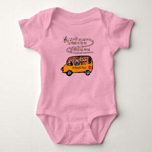 Baby Talk ~ Baby Sings ~ School Bus Song Strampler