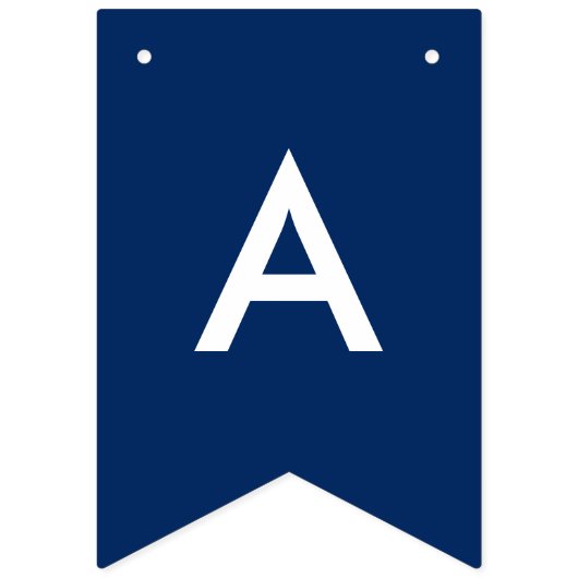 Baby Tamchin Marine-, Blaue und weißefahne Wimpelkette (Zweite Fahne)