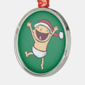 Baby-Tanzen Leslie Patricellis in der Silbernes Ornament (Links)