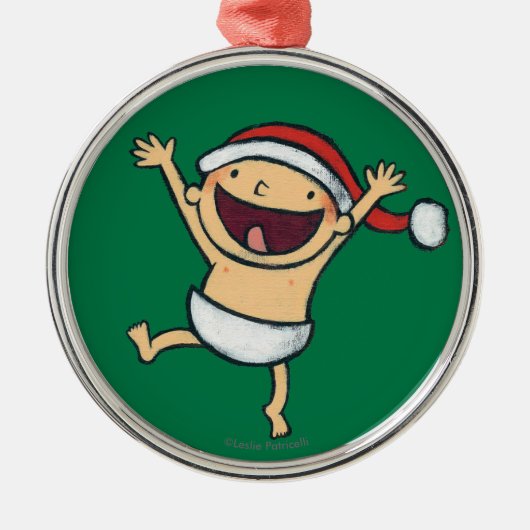 Baby-Tanzen Leslie Patricellis in der Silbernes Ornament (Vorne)