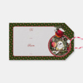 Baby-Taube Geschenkanhänger (Vorderseite (Horizontal))