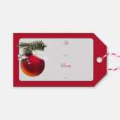 Baby-Taube Geschenkanhänger (Vorderseite (Horizontal))