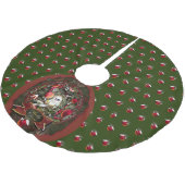 Baby-Taube Polyester Weihnachtsbaumdecke (Schrägansicht)