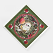 Baby-Taube Serviette (Ecke)