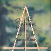 Baby Taufe Akryllische Begrüßungszeichen Acrylschild (Neutral)