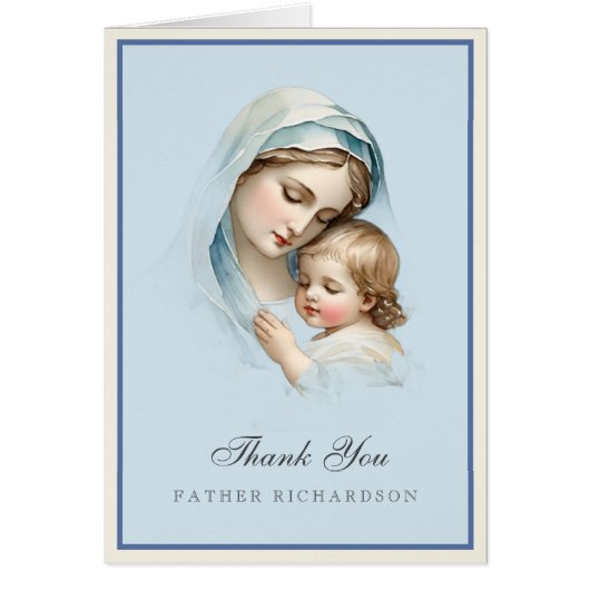 Baby Taufe Danke für Priest (Vorne)