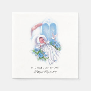 Baby-Taufe-Taufreligiöses traditionelles Serviette