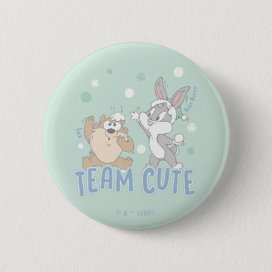 Baby TAZ™ & BUGS BUNNY™ Team Niedlich Button (Vorderseite)