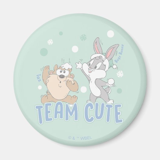 Baby TAZ™ & BUGS BUNNY™ Team Niedlich Magnet (Vorne)