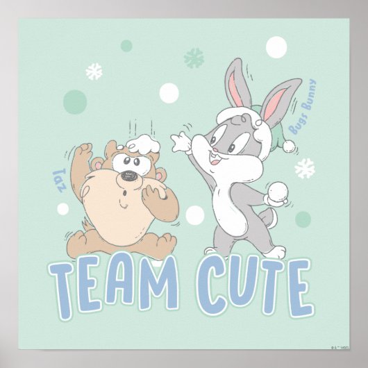 Baby TAZ™ & BUGS BUNNY™ Team Niedlich Poster (Vorne)
