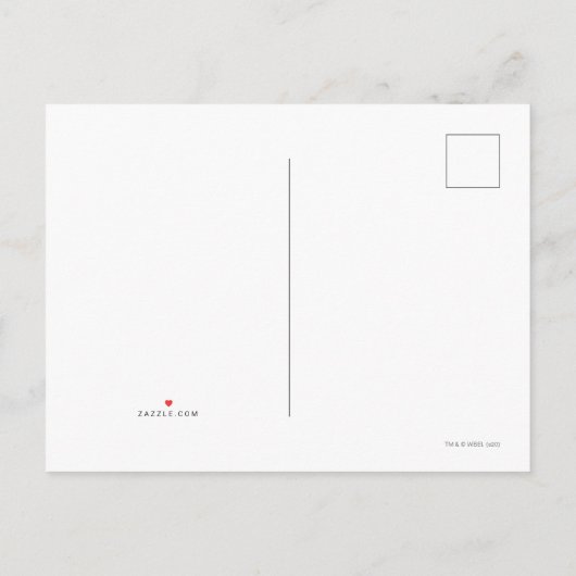 Baby TAZ™ | Little Terror Einladungspostkarte (Rückseite)