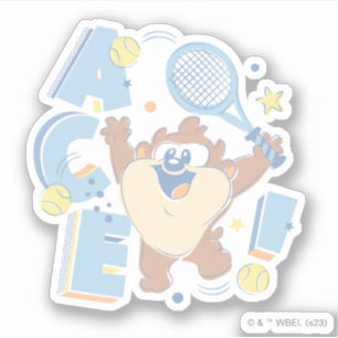 Baby TAZ™ Tennis Ace! Aufkleber