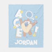 Baby TAZ™ Tennis Ace! Fleecedecke (Vorderseite)