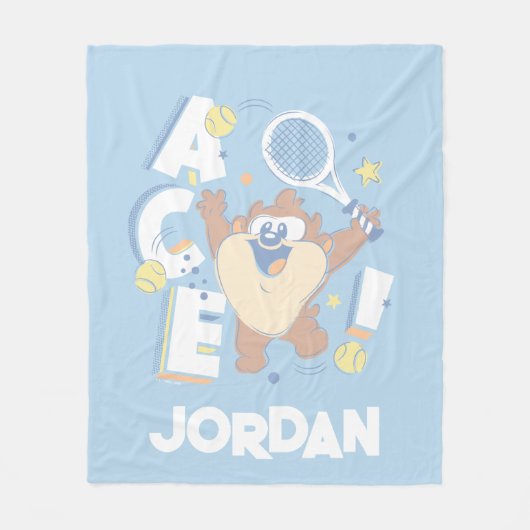 Baby TAZ™ Tennis Ace! Fleecedecke (Vorderseite)