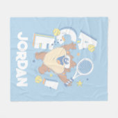 Baby TAZ™ Tennis Ace! Fleecedecke (Vorderseite (Horizontal))
