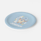 Baby TAZ™ Tennis Ace! Pappteller (Schrägansicht)