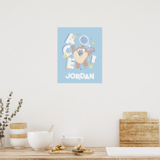 Baby TAZ™ Tennis Ace! Poster (Küche)