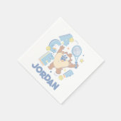 Baby TAZ™ Tennis Ace! Serviette (Ecke)