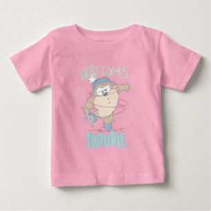 Baby TAZ™ Winter Ice Skaten Baby T-shirt