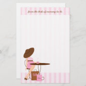 Baby Tea Briefpapier (Vorne/Hinten)