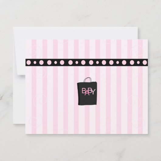 Baby Tea Einladung (Rückseite)