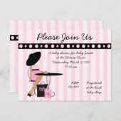 Baby Tea Einladung (Vorne/Hinten)