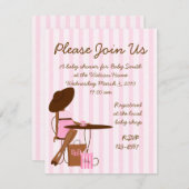 Baby Tea Einladung (Vorne/Hinten)