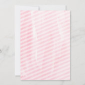 Baby Tea Party | Einladung der Babydusche (Rückseite)