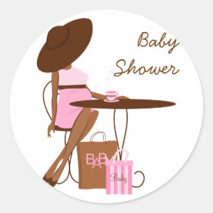 Baby Tea Runder Aufkleber