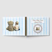 Baby & Teddy Bear Baby Showbook Keepake Gästebuch (Voll)