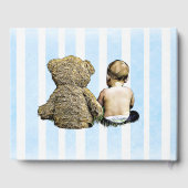 Baby & Teddy Bear Baby Showbook Keepake Gästebuch (Rückseite)