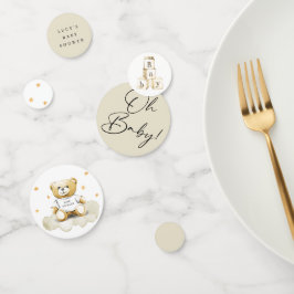 Baby Teddy Bear Baby Showtisch Confetti Konfetti