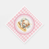 Baby Teddy Bear Serviette (Ecke)