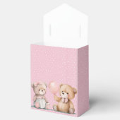Baby Teddy Bears auf Polka Dots Geschenkschachtel (Geöffnet)