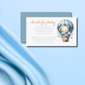 Baby Teddy Blue Air Balloon Bücher für Baby Begleitkarte