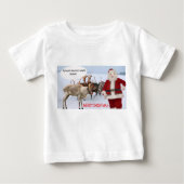 Baby tee frohe Weihnachtsferkel (Vorderseite)