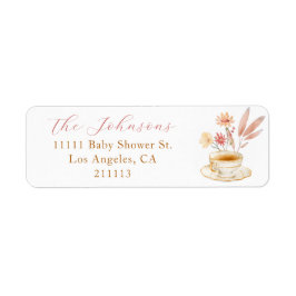 Baby-Teeparty Elegantes Skript Mädchen-Shower-Adre