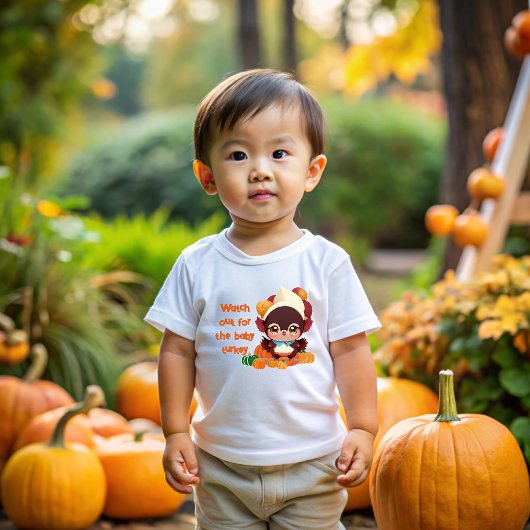 Baby Thanksgiving Turkey Baby T-shirt