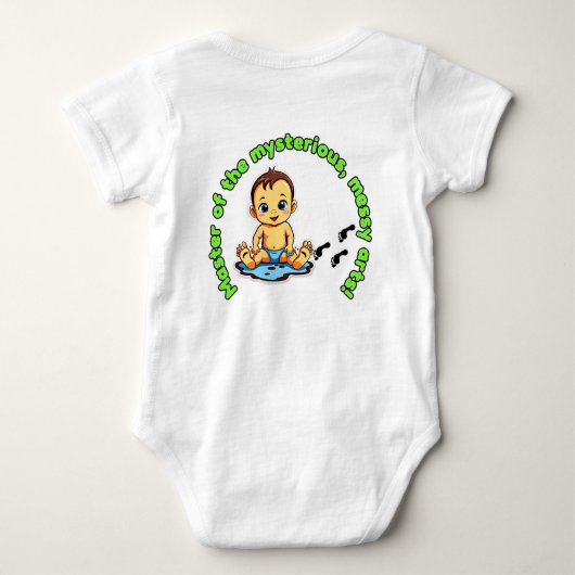 Baby-thematischer T - Shirt (Rückseite)