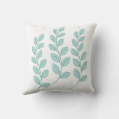 Baby Throw Pillow Blätter Nature Kissen (Rückseite)