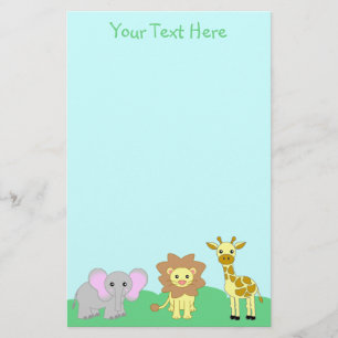 Baby-Tier-Briefpapier Briefpapier