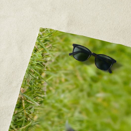 Baby-Tier-Foto niedliche flaumige roter Strandtuch (Beispiel)