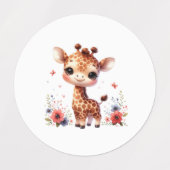 Baby-Tier-Sticker Etiketten (Design 1)