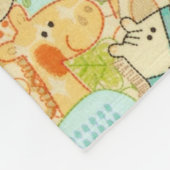 Baby-Tiere Fleecedecke (Ecke)
