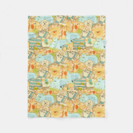 Baby-Tiere Fleecedecke