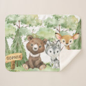 Baby-Tiere in der Walddecke Sherpadecke (Vorderseite (Horizontal))