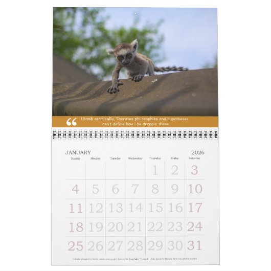 Baby-Tiere u. alte Schulangesagter Kalender (Jan 2026)