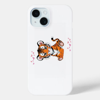 🐯Baby Tiger Art with Pink Butterflies - Case-Mate iPhone Hülle